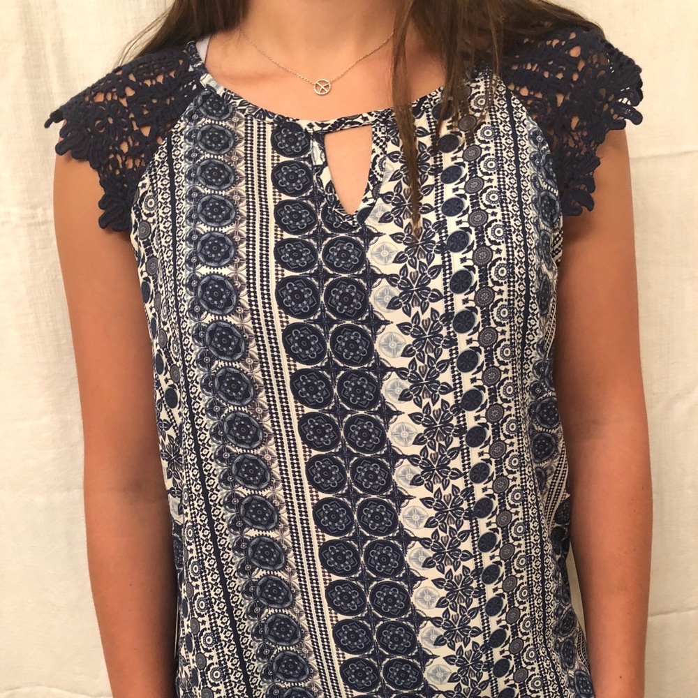 Patterned Dress-Top